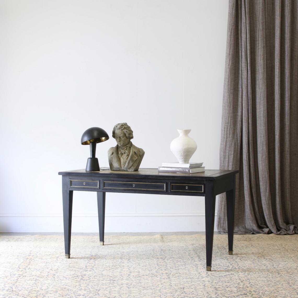 French Walnut Bureau Plat